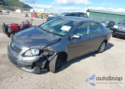 2010 Toyota Corolla Le z USA, uszkodzony, nr VIN 2T1BU4EEXAC298198